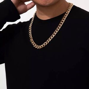 Gold Unisex Cuban Link Chain